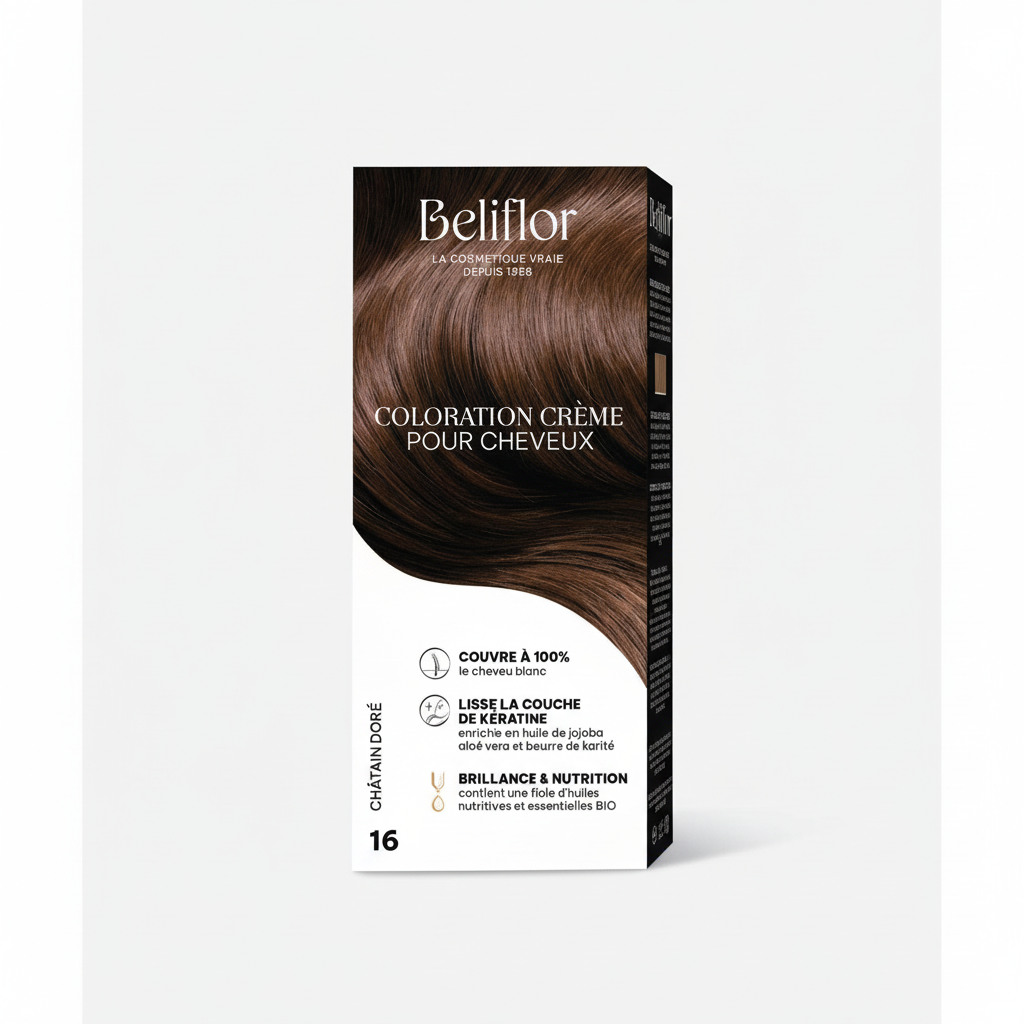 BELIFLOR -- Coloration 16 chatain dore 135ml