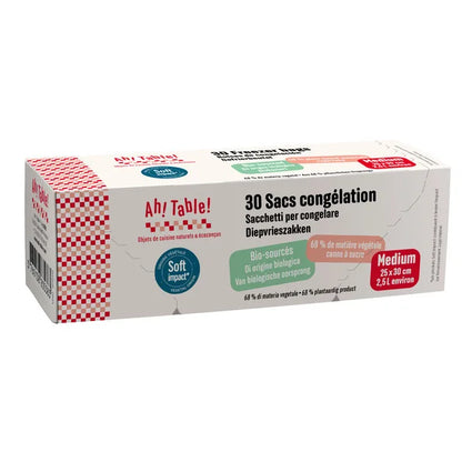 Ah Table! -- Sacs congélation (25x30cm) - Lot de 30