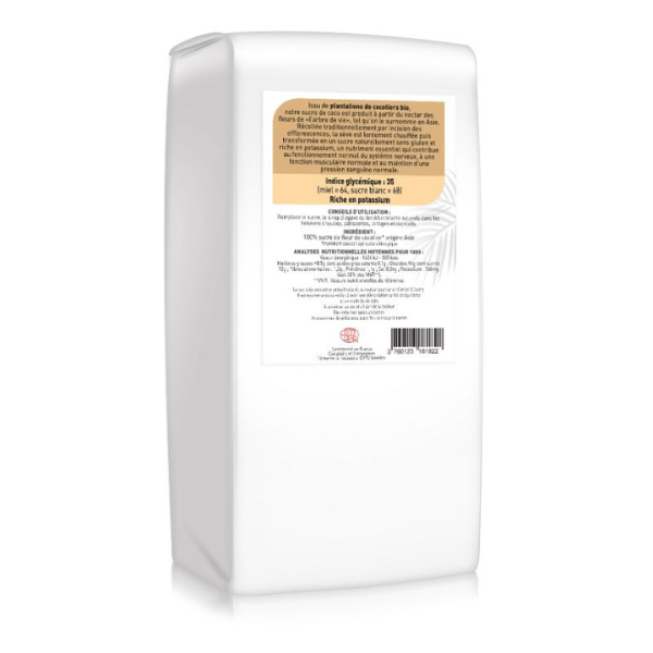 Comptoirs & Compagnies -- DDM 28.01.2025 Sucre de fleur de cocotier bio - 1 kg