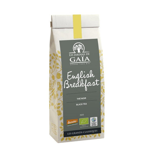 Jardins De Gaïa -- Thé noir bio english breakfast (inde) - 100 g