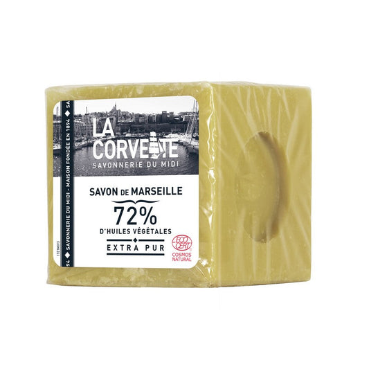 La corvette -- cube de savon de marseille extra pur - 500 g